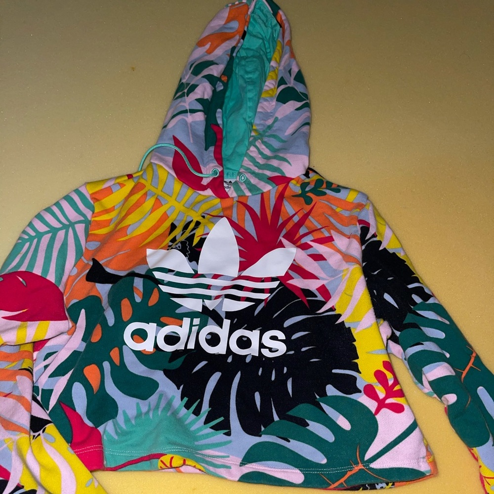 Adidas Cropped Sweatshirt Womens Small